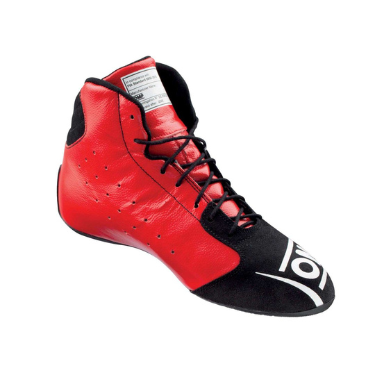 OMP Tecnica MY21 Racing Shoes Black/Red (FIA)