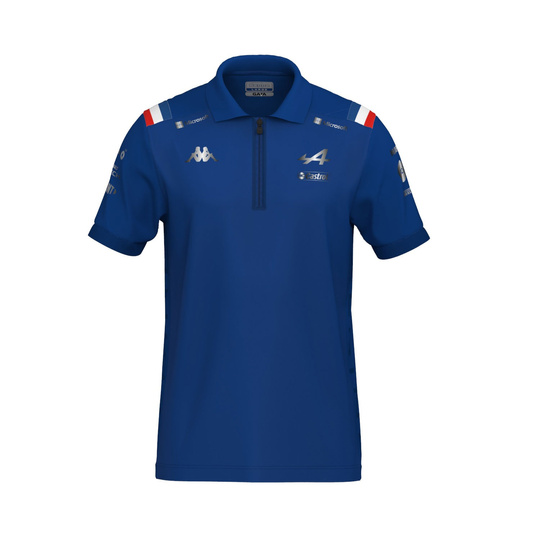  Alpine F1 Team Men's Polo Shirt Blue