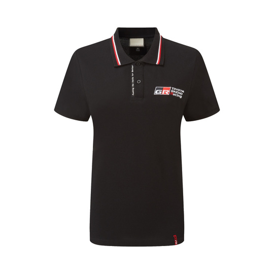 Polo GR Logo Toyota Gazoo Racing 2026 femme noire
