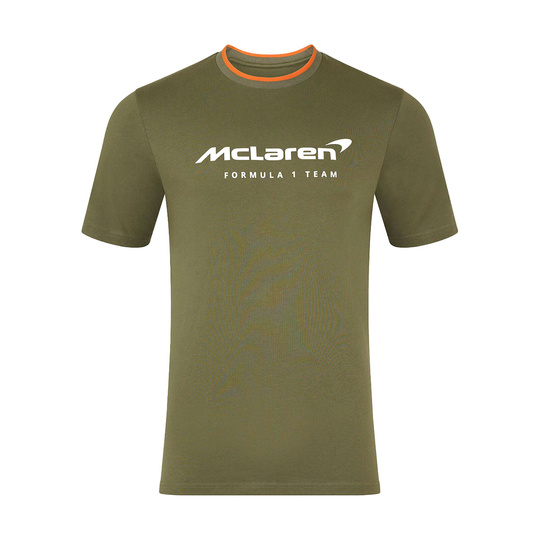 2025 McLaren F1 UK Mens Essentials T-Shirt green