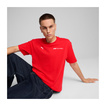 2025 Formula 1 Puma Men's Essential Relaxed Logo Red T-shirt