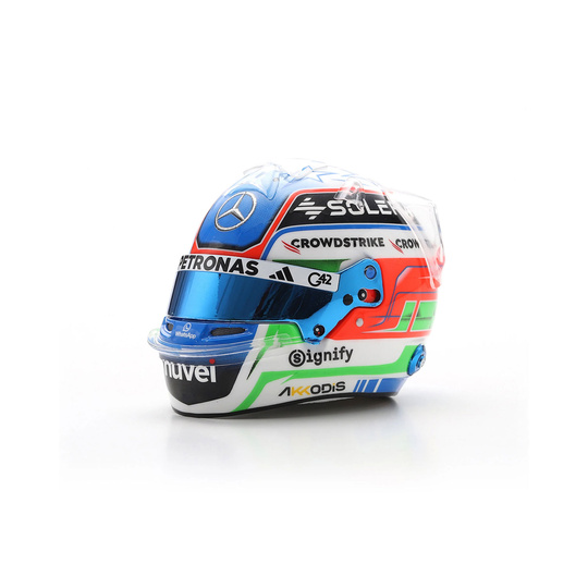 Casco en miniatura Mercedes AMG F1 Kimi Antonelli 1:5