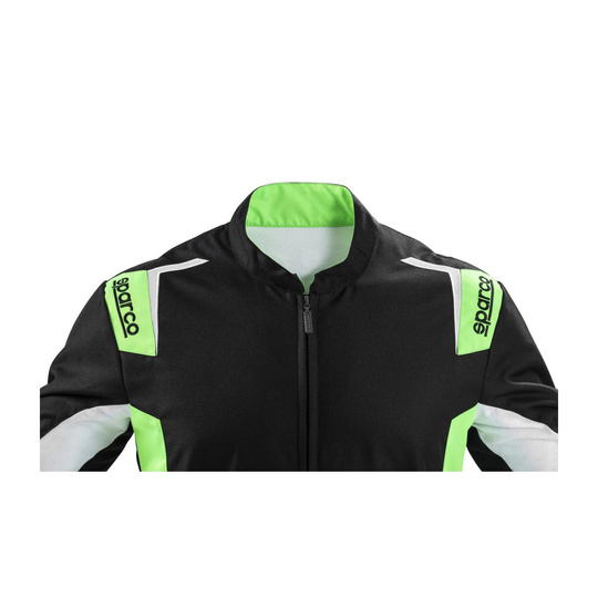 Combinaison karting Sparco Thunder MY22 noire/verte (CIK)