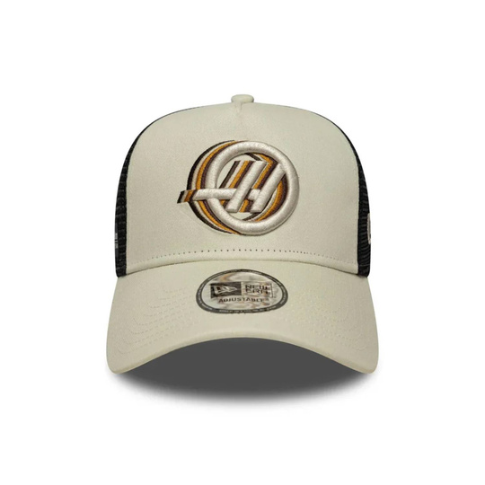 Gorra de béisbol Seasonal Trucker Haas F1 2026 crema
