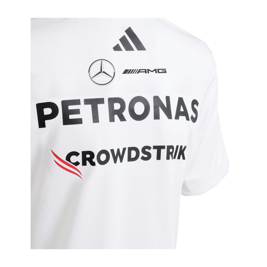 Camiseta niño Team Mercedes AMG F1 2025 blanco