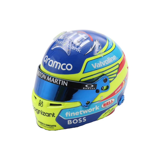 Casque miniature Aston Martin F1 Fernando Alonso 1:5