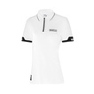 Sparco Italy Ladies ZIP Poloshirt white