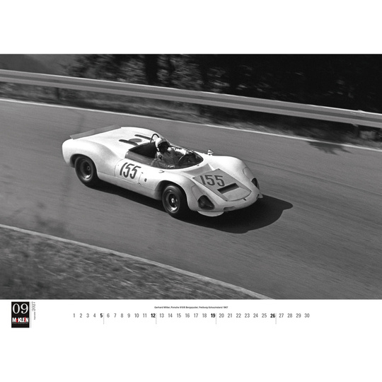  Calendario de pared Motorsport Classic McKlein 2026