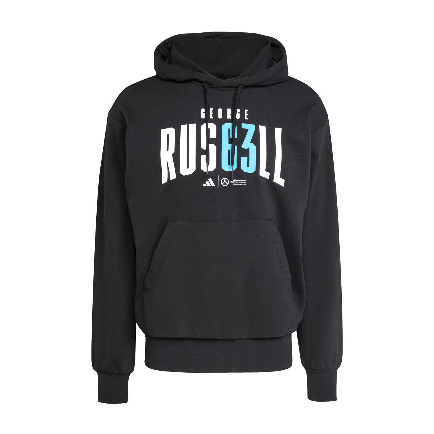 2025 Mercedes F1 Petronas Mens Russell Hooded Sweatshirt