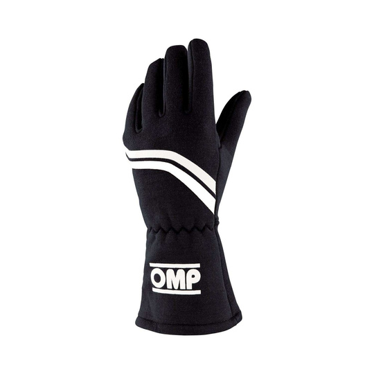 OMP Italy DIJON MY21 Racing Gloves Black (FIA homologation)