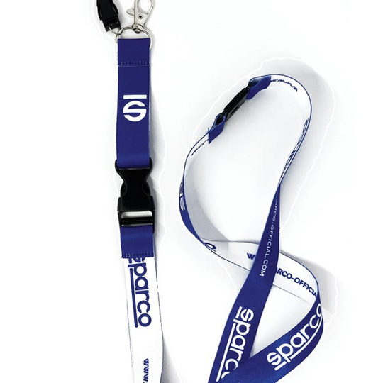 Cinta para colgar Sparco Logo azul