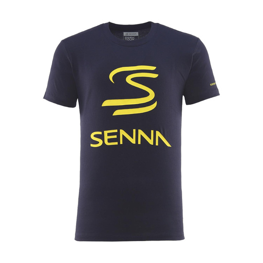 2025 Ayrton Senna F1 Collection Mens Legacy Logo T-Shirt