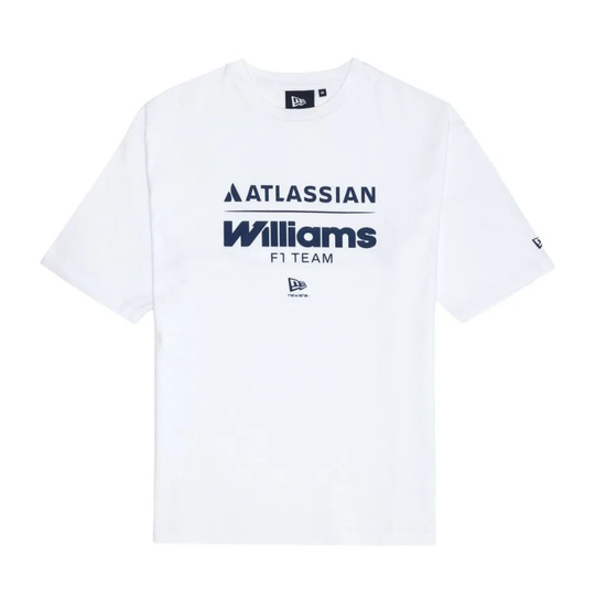 Camiseta Williams F1 Logo 2026 blanca