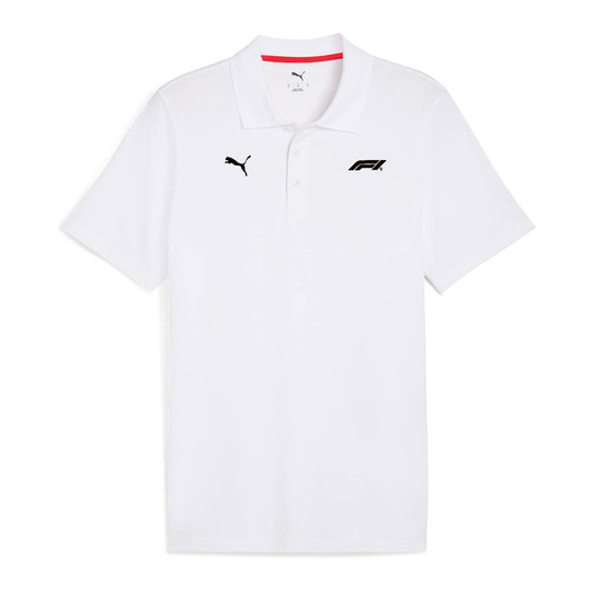 2026 Formula 1 Small Logo Polo Shirt White
