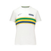  Ayrton Senna Brazil Ladies Stripe t-shirt