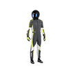 Sparco Kerb Karting Suit Grey/Yellow (FIA)