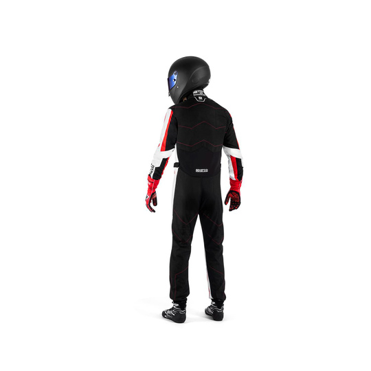Sparco Italy KERB Karting Suit Black/Red (FIA)