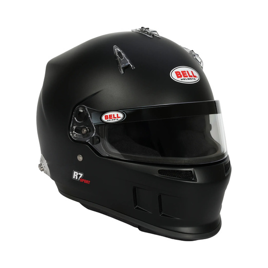 Bell R7 Sport HANS Helmet Black (FIA)