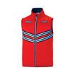 Sparco Italy Mens Martini Racing Stripe Gilet red