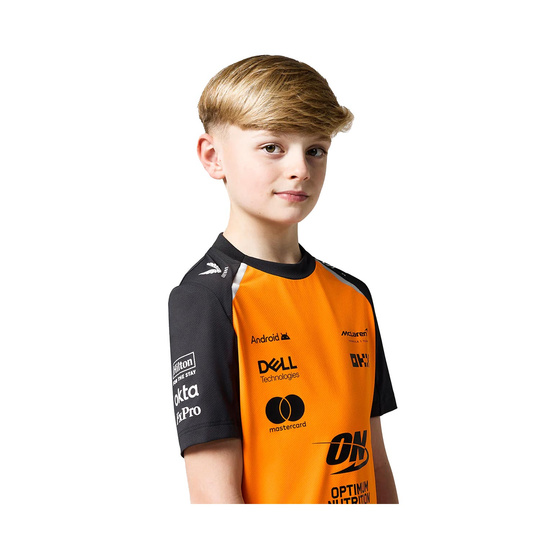 2025 McLaren F1 UK Kids Set Up Team T-Shirt orange