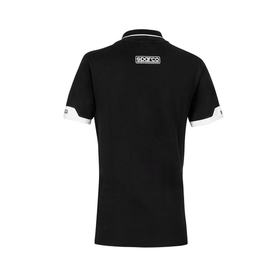 Polo femme Sparco ZIP noir