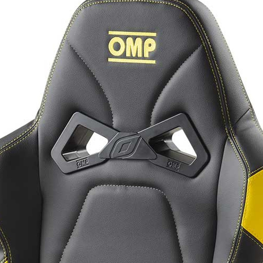 Fauteuil de bureau OMP GS noir/jaune