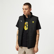 2024 Ferrari Italy F1 Mens Logo Gilet Black