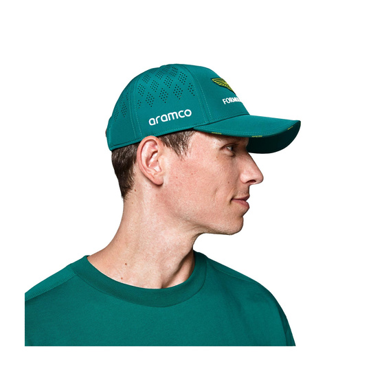 2025 Aston Martin Aramco F1 Mens Team Baseball Cap green