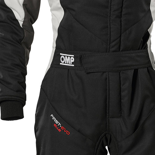 Combinaison OMP First Evo Elle MY25 noire (FIA)