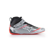 Alpinestars Tech-1 Z V3 Racing Shoes Silver (FIA)