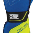 OMP Tecnica Racing Gloves Navy Blue/Yellow (FIA)