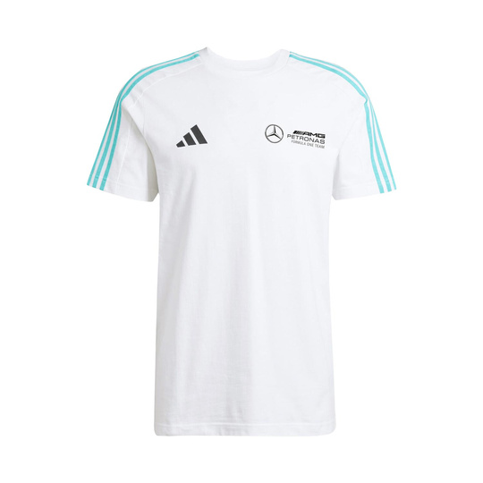 2025 Mercedes AMG Petronas F1 Mens DNA Logo T-shirt white