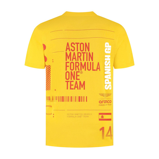 2025 Aston Martin Aramco F1 Men's GP Spain T-Shirt