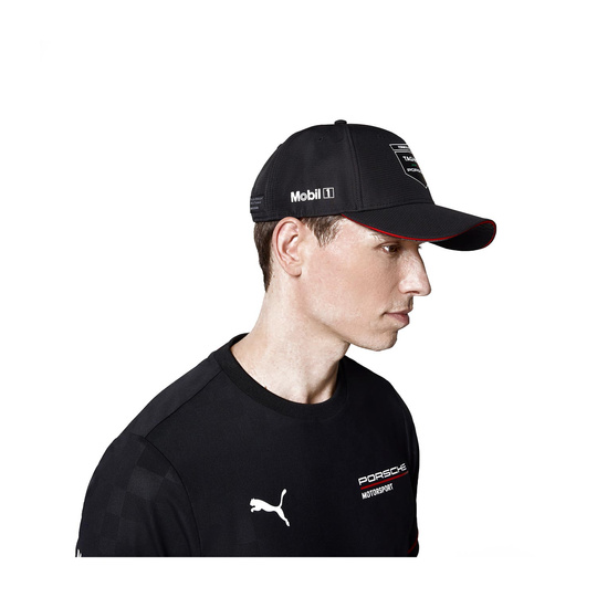 2025 Porsche Motorsport Men's TAG Heuer Black Baseball Cap