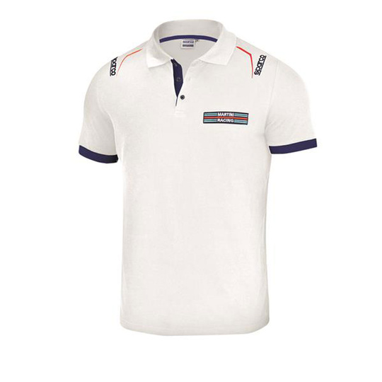 Sparco Martini Logo Polo Shirt White