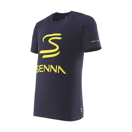 2025 Ayrton Senna F1 Collection Mens Legacy Logo T-Shirt