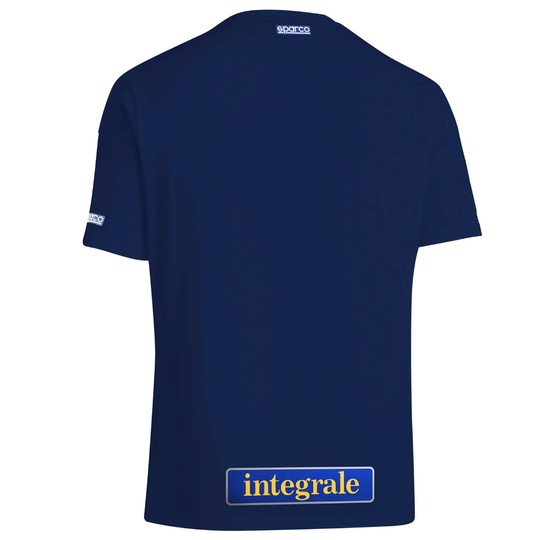 T-shirt Sparco Lancia HF Delta Integrale bleu marine/jaune