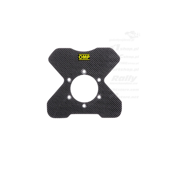 OMP Carbon Fibre Steering wheel button plate - 4 Buttons