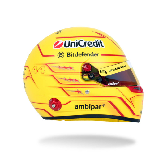 Casque miniature Scuderia Ferrari F1 Lewis Hamilton 1:2