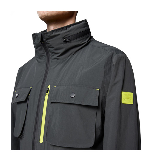 2025 Aston Martin Aramco F1 Men's 6 pocket Rain Jacket
