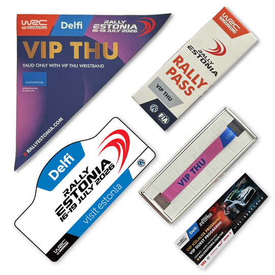 WRC Delfi Rally Estonia 2026 VIP Pass Thursday — billet VIP à la journée