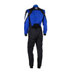 OMP KS-3X Kids Karting Suit Black/Blue (FIA)
