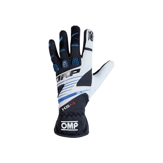 OMP KS-3 MY18 Racing Gloves Black/Blue