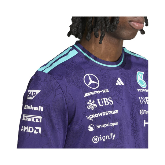 Camiseta Mercedes AMG F1 Authentic Vanda Bloom 2026