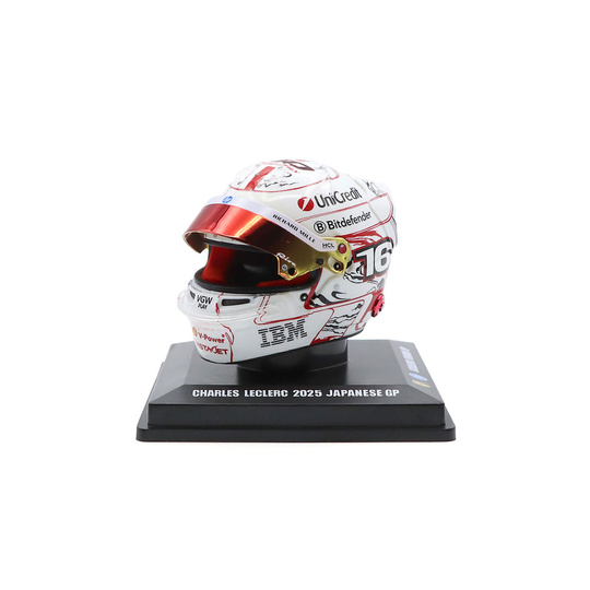 Scuderia Ferrari Charles Leclerc helmet Japan GP 1:5