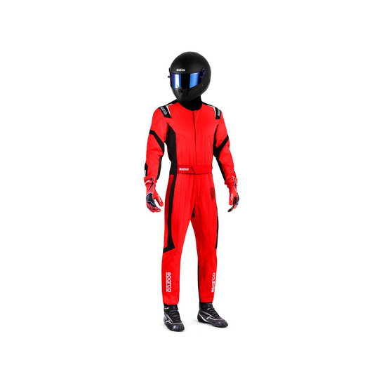 Mono de karting infantil Sparco Thunder rojo (FIA)