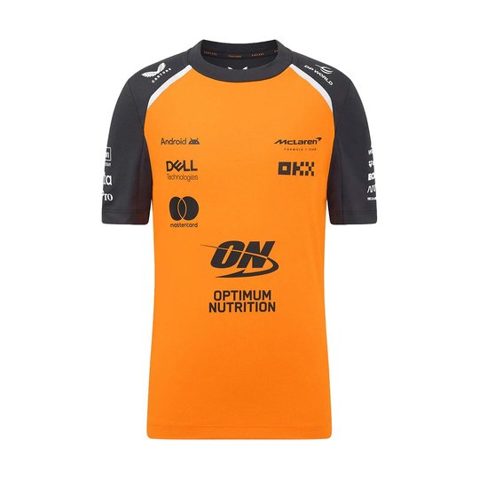 2025 McLaren F1 UK Kids Set Up Team T-Shirt orange