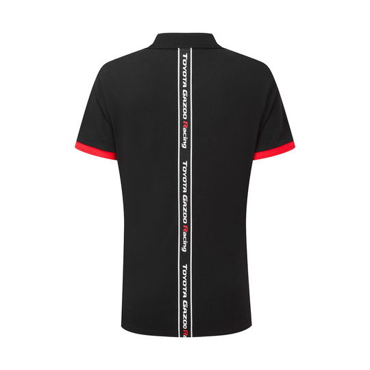 Polo femme GR Logo Toyota Gazoo Racing noir