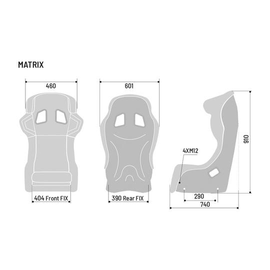 Baquet Sparco Matrix MY22 (FIA)