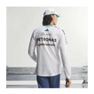 2026 Mercedes AMG F1 Authentic Team Long Sleeve T-shirt White